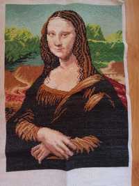 Mona Lisa piękny obraz haft krzyżykowy polecam zapraszam okazja tajnio