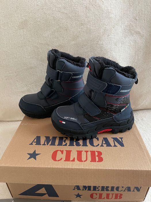 Зимові дитячі черевики Зимове взуття на хлопчика, розмір 27, ус.17,5см