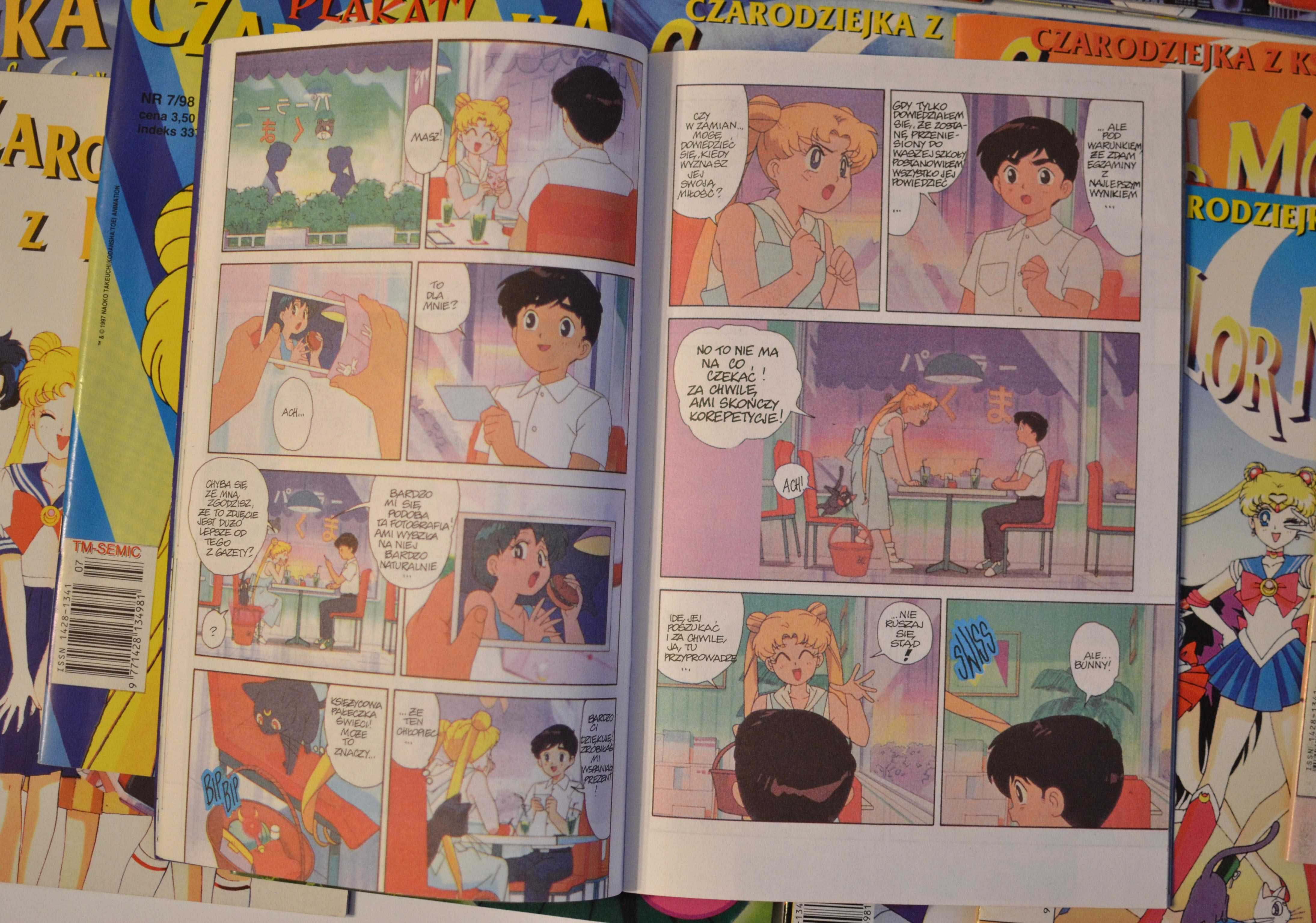 Czarodziejka z księżyca Sailor Moon 1997 tm semic Całość lub na sztuki
