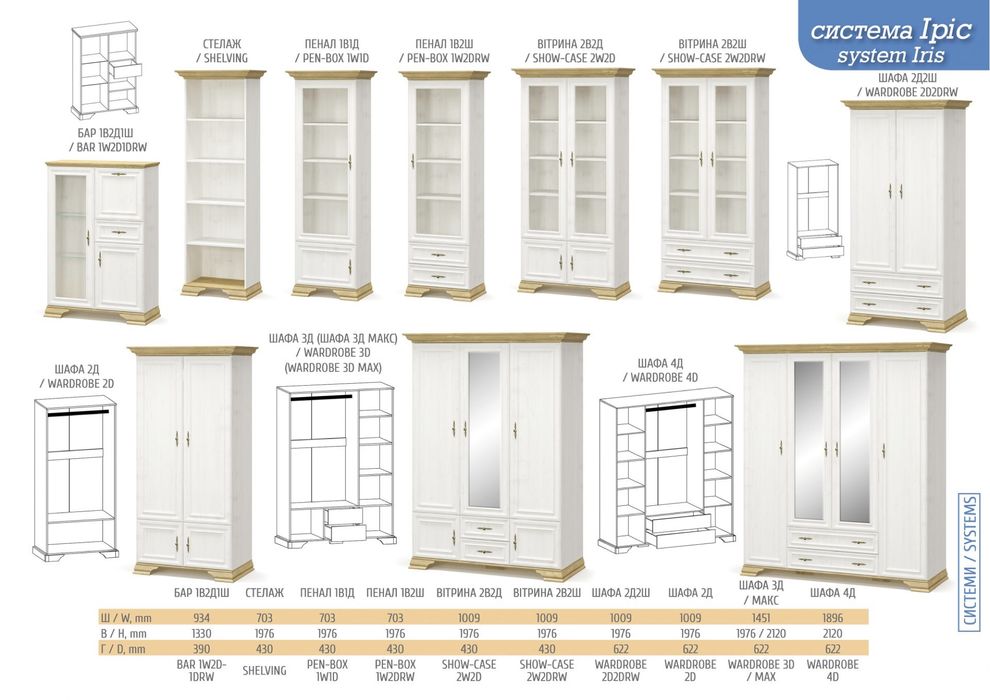 Ліжко 160,ліжко біле класичне,кровать,шафа,комод,двохспальне Іріс.ХІТ!