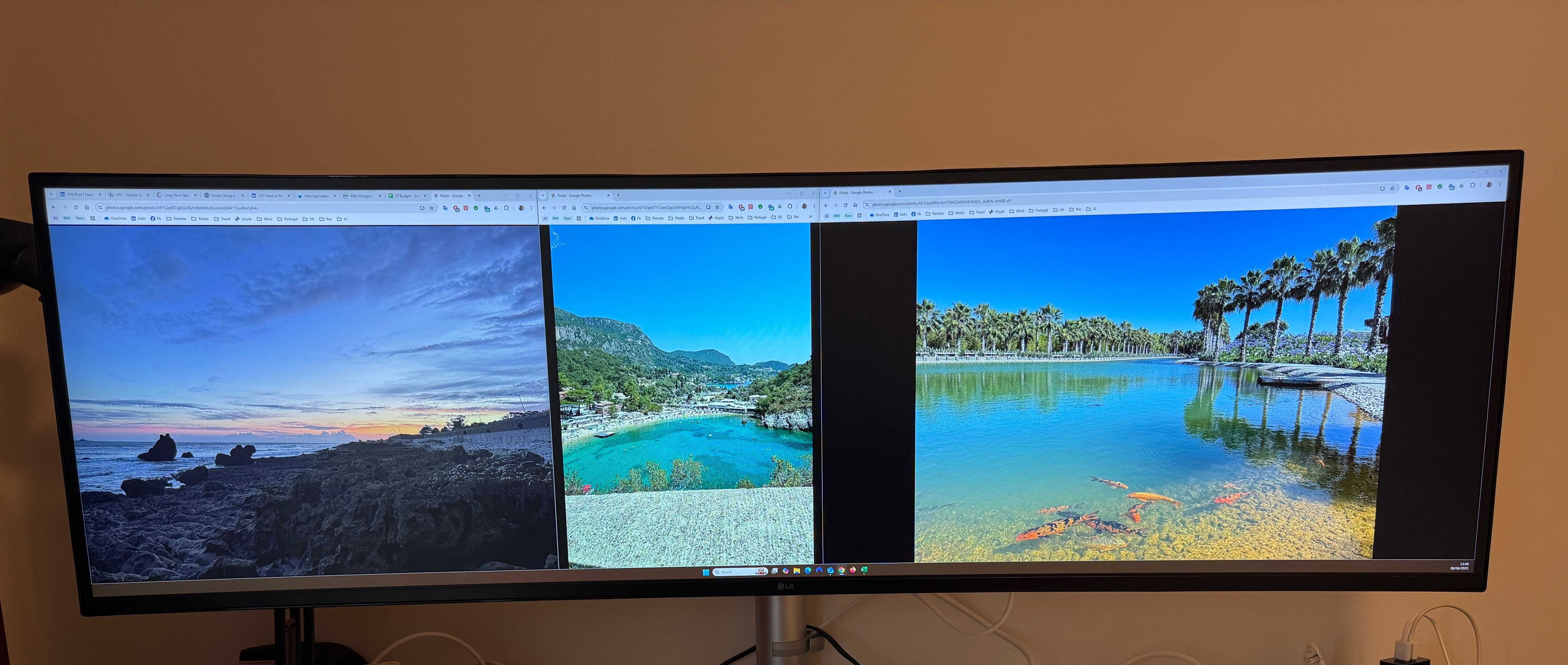 LG 49" ultrawide monitor