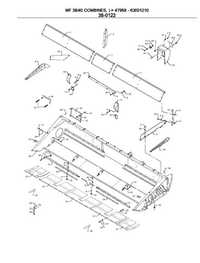 Massey Ferguson MF 31, 38, 40 KOMBAJN katalog części