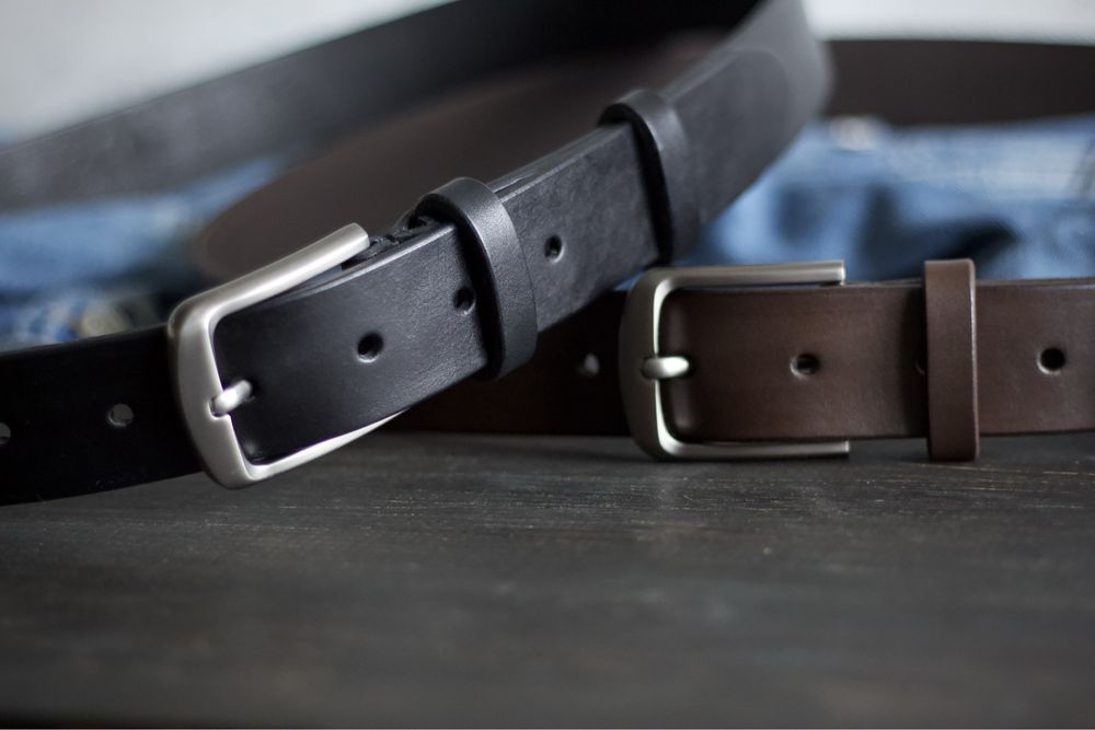 Ремінь чоловічий класичний 4см. Ремень мужской на пояс