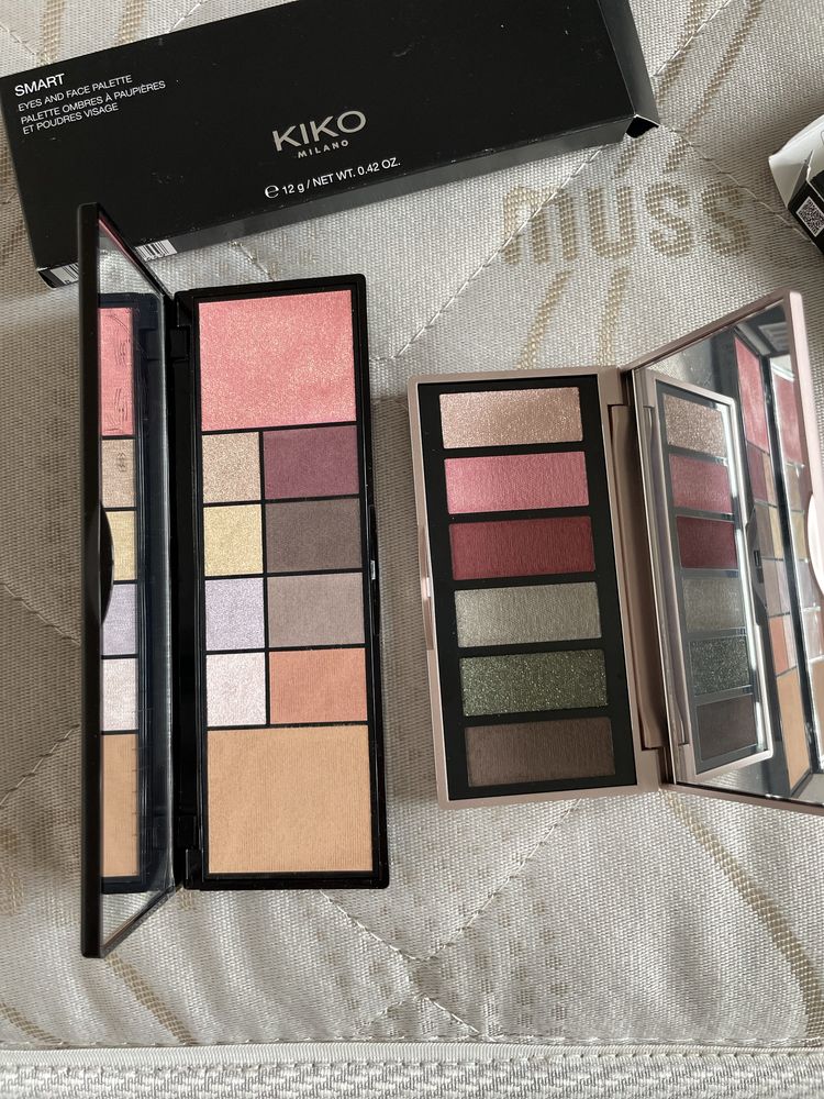 Тіні  румʼяна Kiko 01  smart eyes and face palette