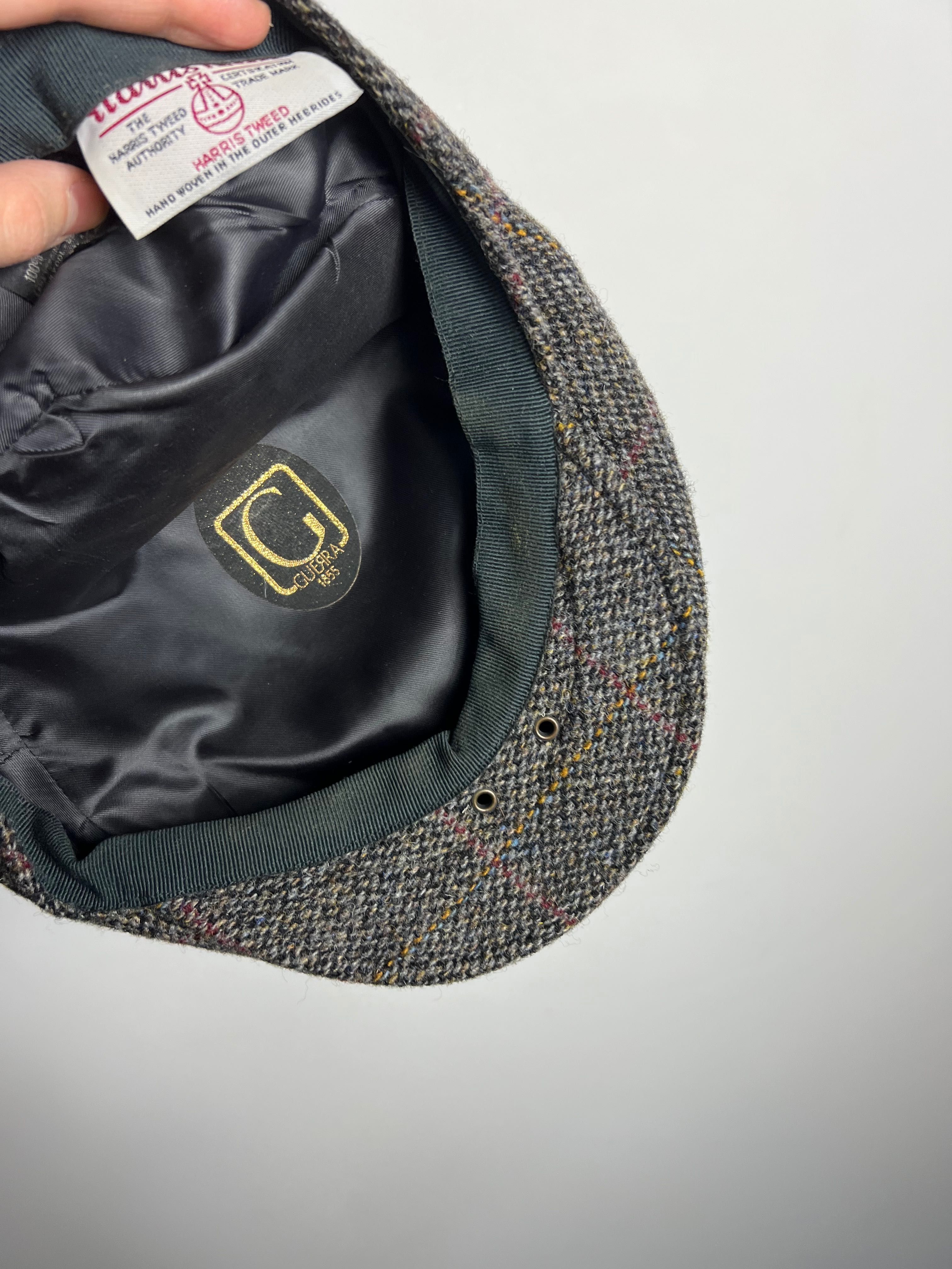 Wełniany Kaszkiet Harris Tweed 100% wool vintage