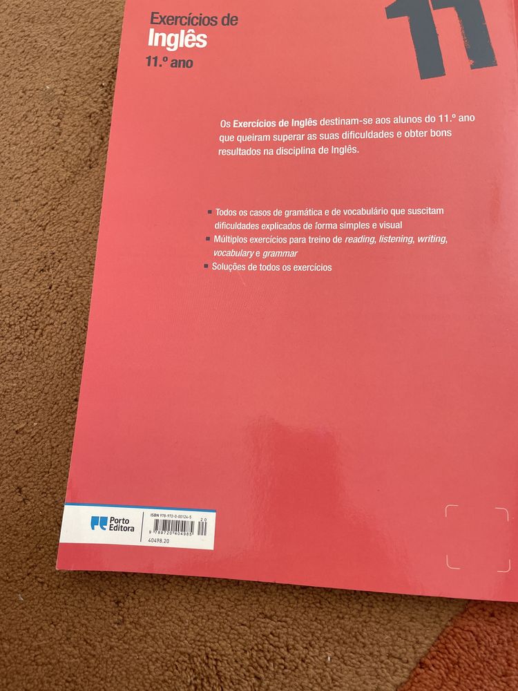 Livros de exercicios de inglês oara 11