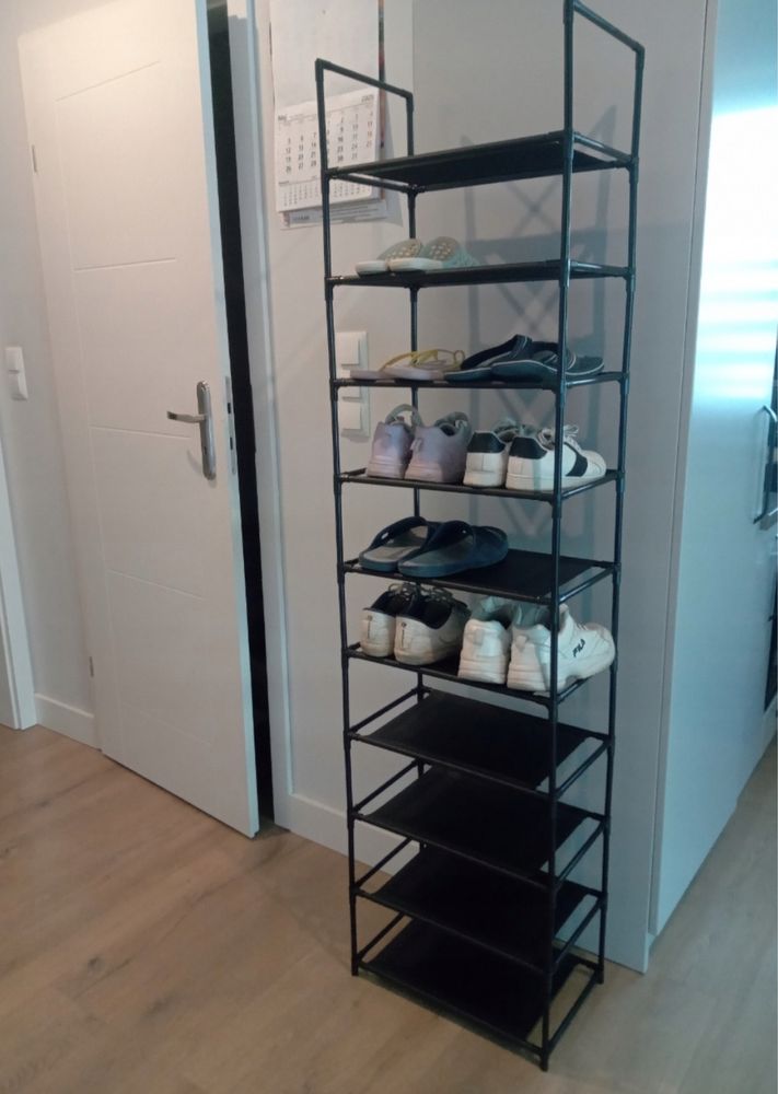 Stojak na buty SONGMICS – 10 poziomów, metalowy, nowy