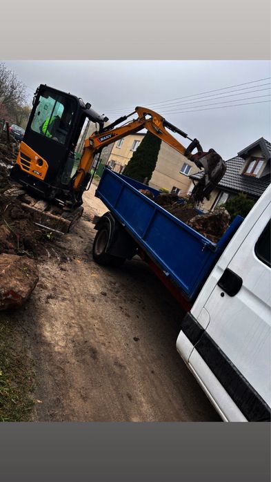 Usługi transportowe wywrotką
