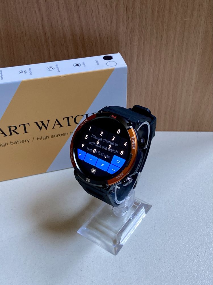 Nowy SmartWatch Funkcja Dzwonienia Kompas Bransoleta + Pasek Gratis