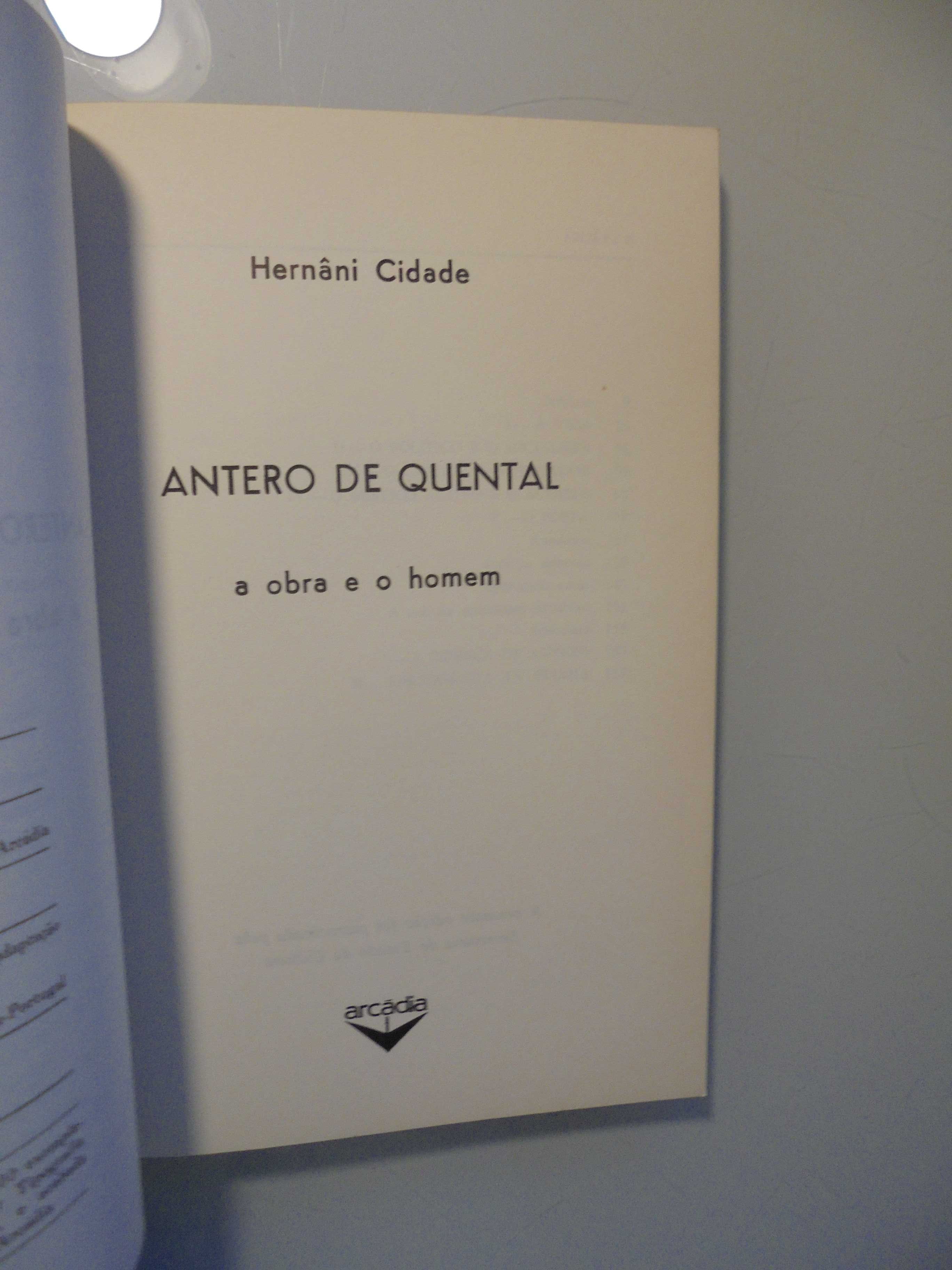 Cidade (Hernâni);Antero de Quental-A Obra e o Homem