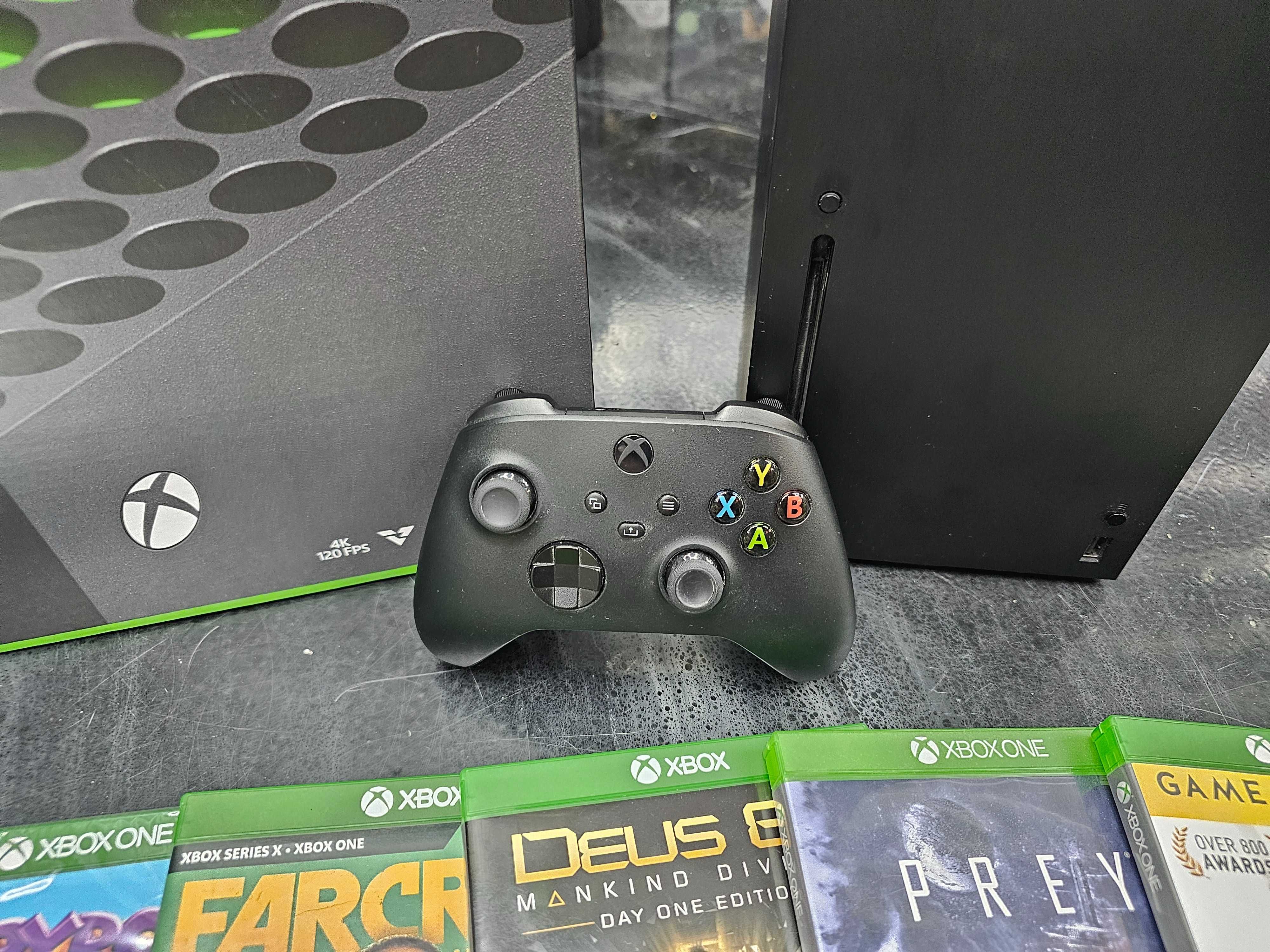 Konsola Xbox Series X 1TB na gwarancji + 7 dobrych gier SKLEP ZAMIANA