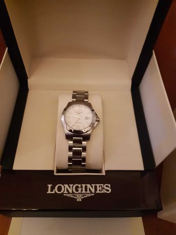 Relógio Longines Conquest Lady Steel White Dial