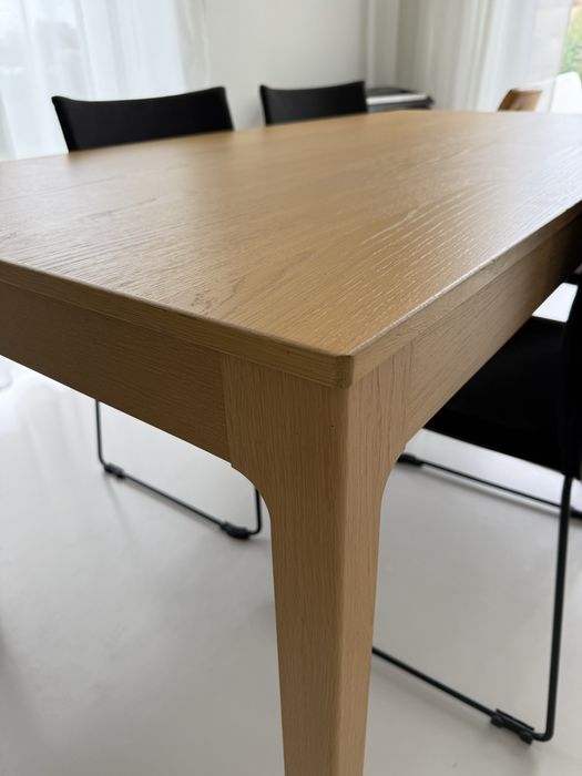 Stół Ikea  160cm rozkladany + 4 krzesła wloskie Giancarlo Bisaglia