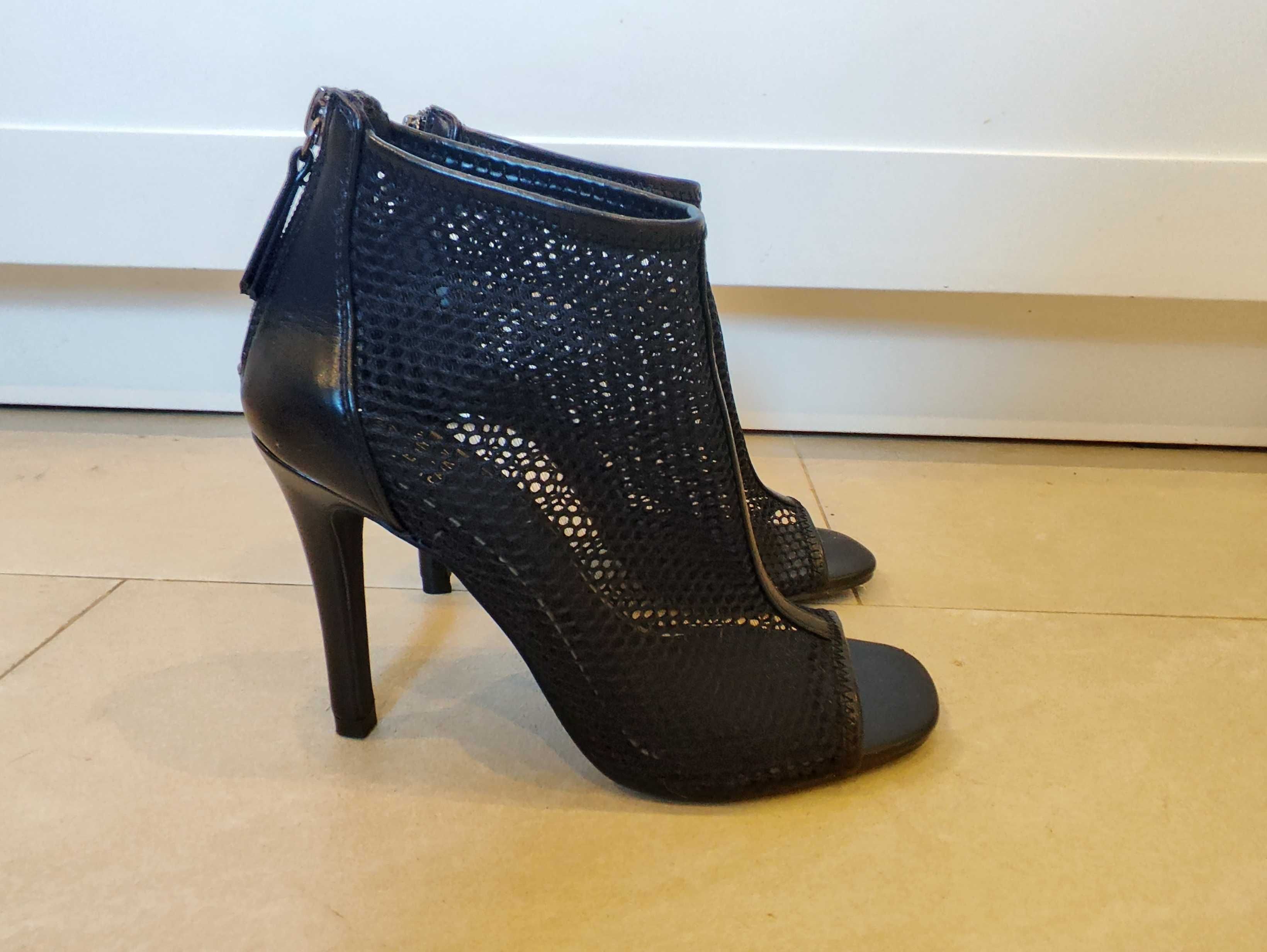 Nowe Damskie buty botki, szpilki siatka Jenny Fairy 36