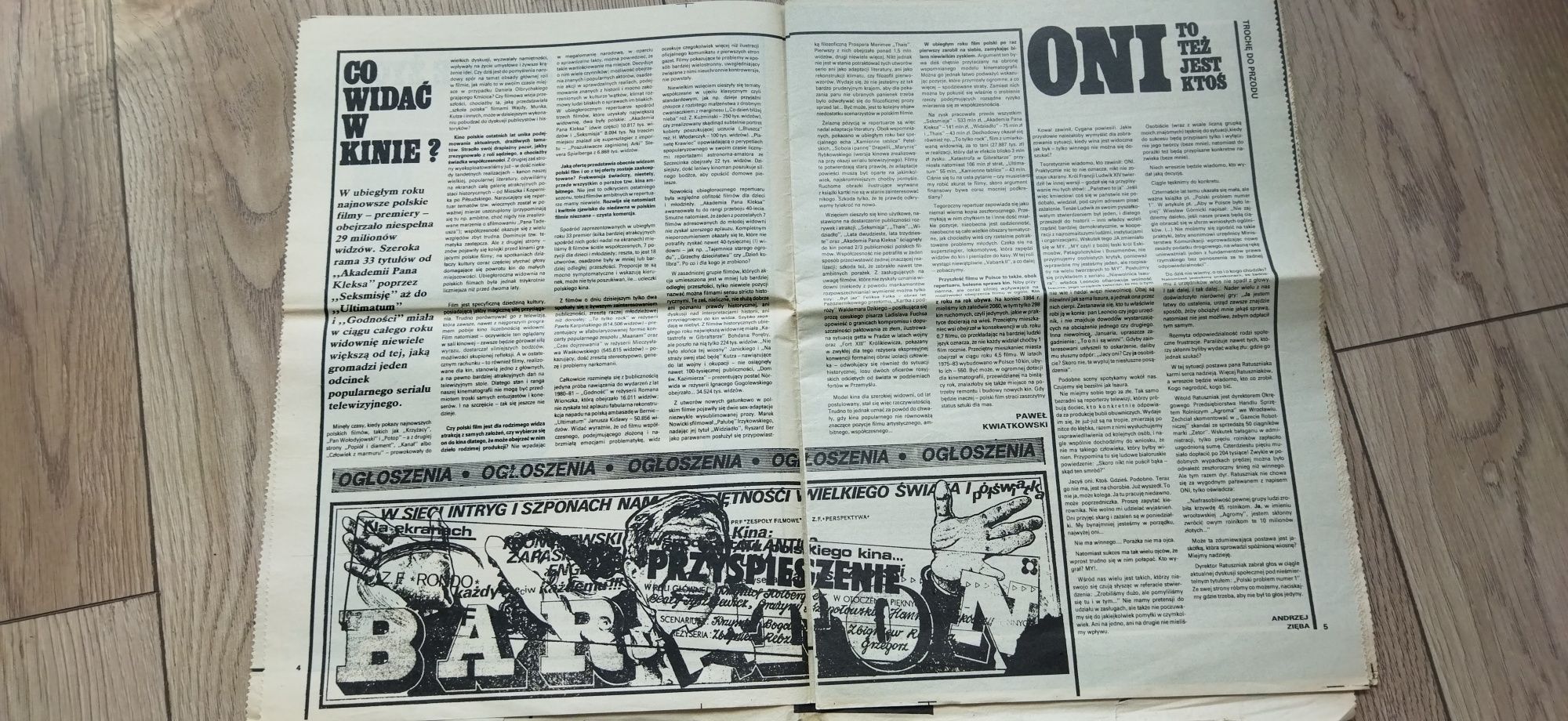 Pomysł na prezent 40 16 czerwiec 1985 stara gazeta Nowa Wieś
