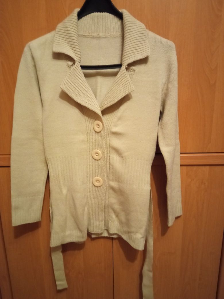 sweter długi damski