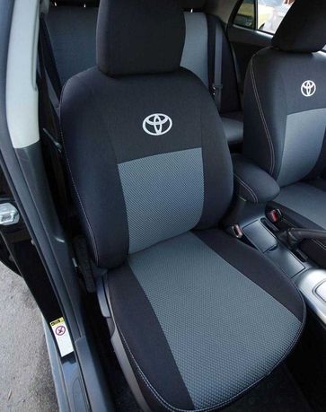 Чехлы на сидения Toyota Corolla 2013+ новые EMC Elegant на весь салон