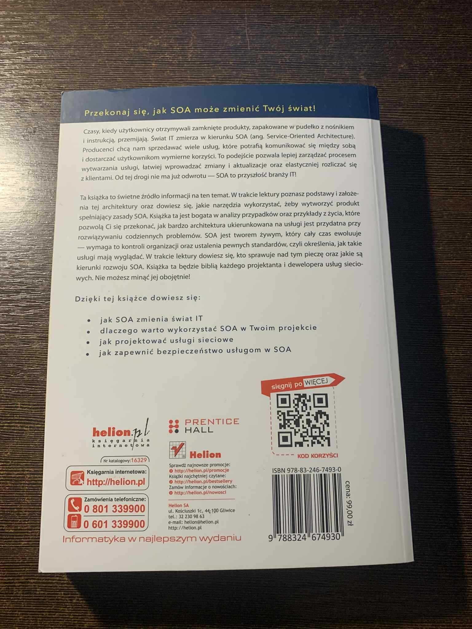 SOA Koncepcje Technologie i Projektowanie Thomas Erl Helion