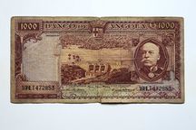Nota 1000 Escudos - 1956 Angola