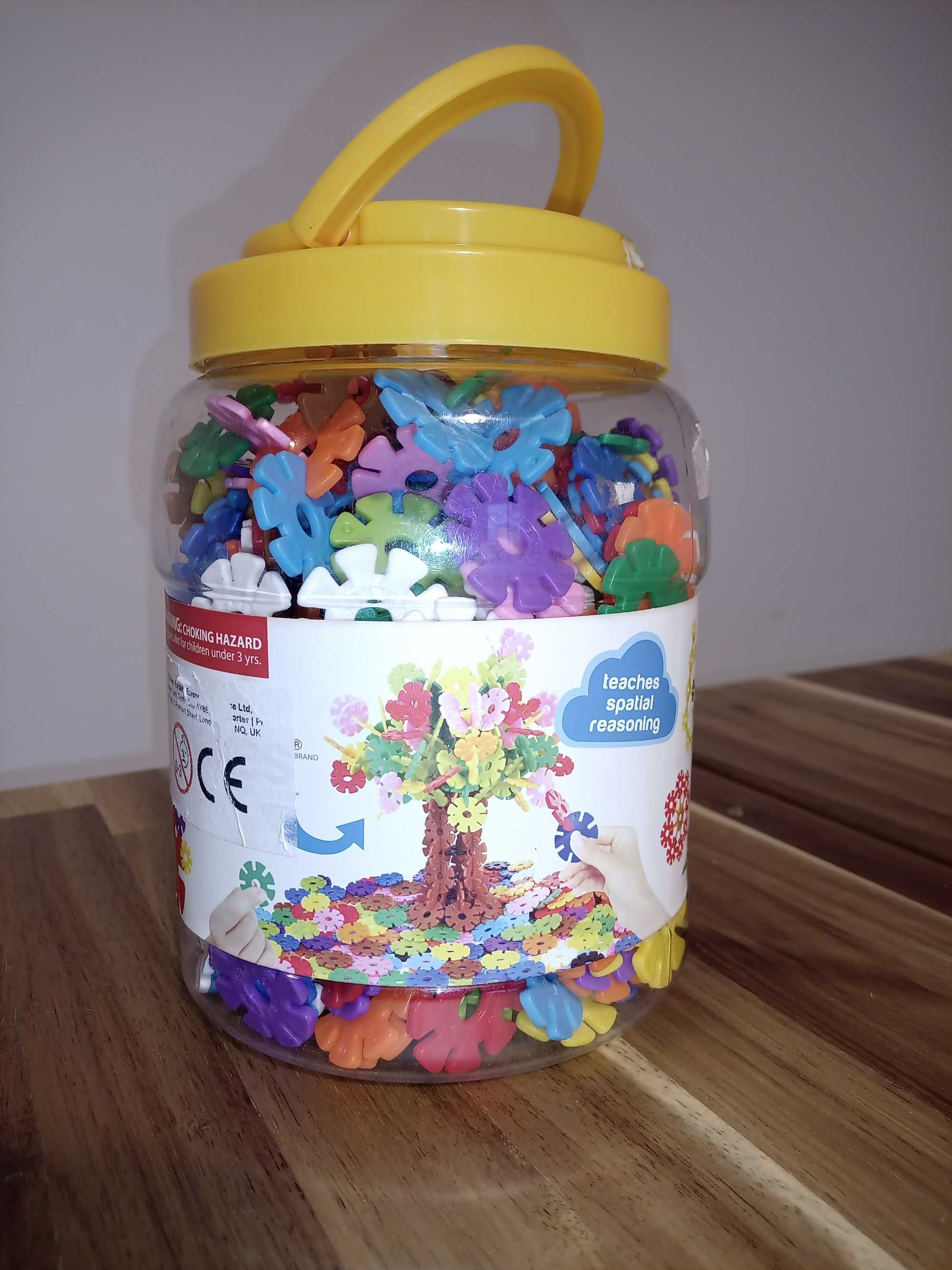 Brain Flakes 500pcs – Peças de Construção Criativa para Crianças