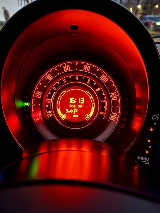 Fiat 500 Pop 2015 Blue 1.4L автомат