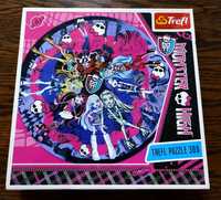 Puzzle Trefl 300 el. Monster High okrągłe 68cm średnicy