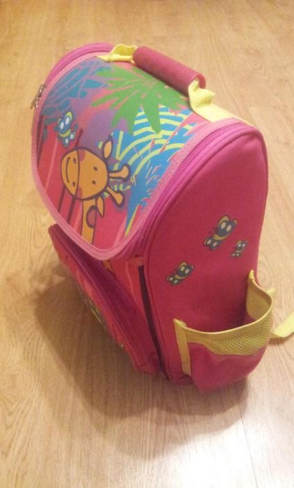 Plecak szkolny / tornister ENDO - różowy