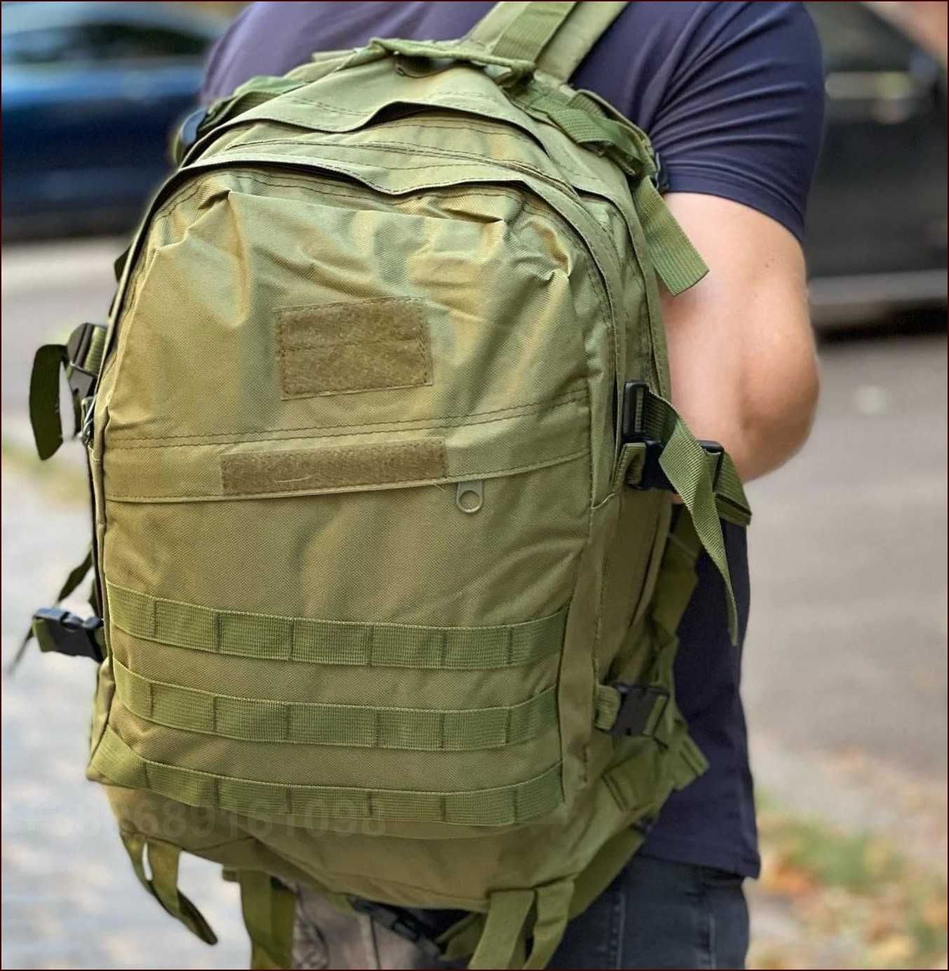 Військовий тактичний рюкзак водостійкий зсу туристичний колір олива