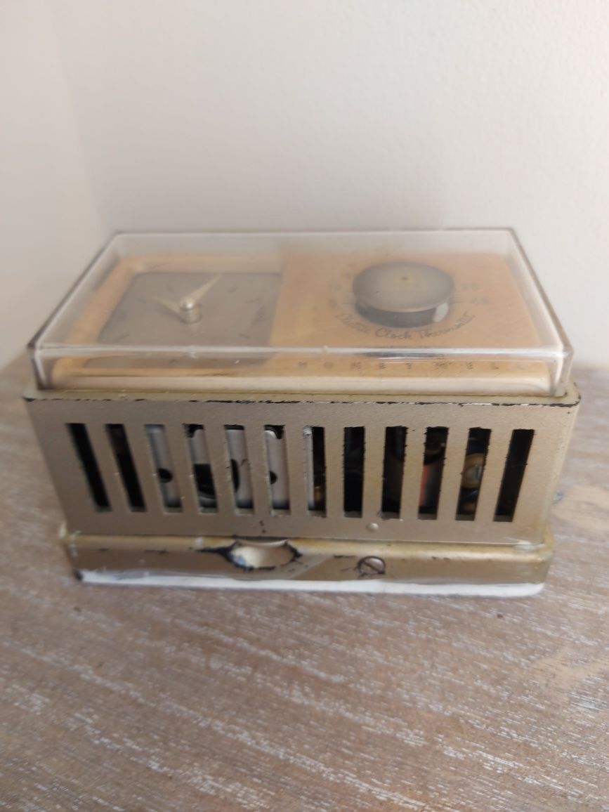 Stary termostat zegarowy lata 60 USA Honeywell Stylowe starocia