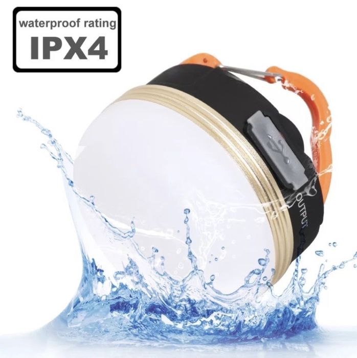 Кемпінговий ліхтар з магнітом та функцією Powerbank