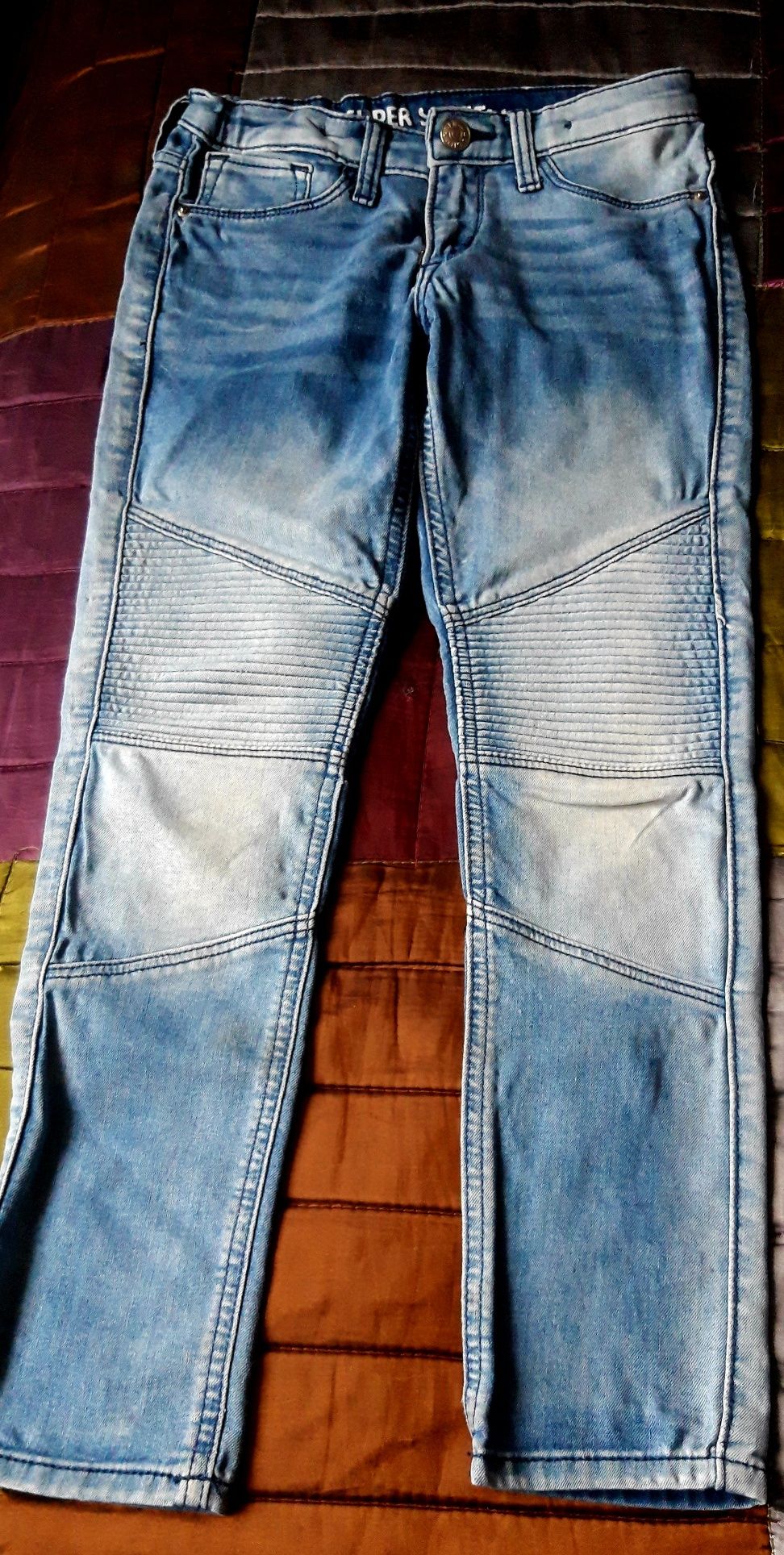 Spodnie Skiny 128-134 jeans firmowe