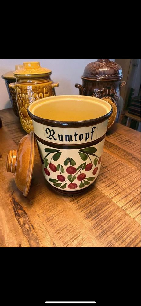 Rumtopf pojemnik/garnek ceramiczny