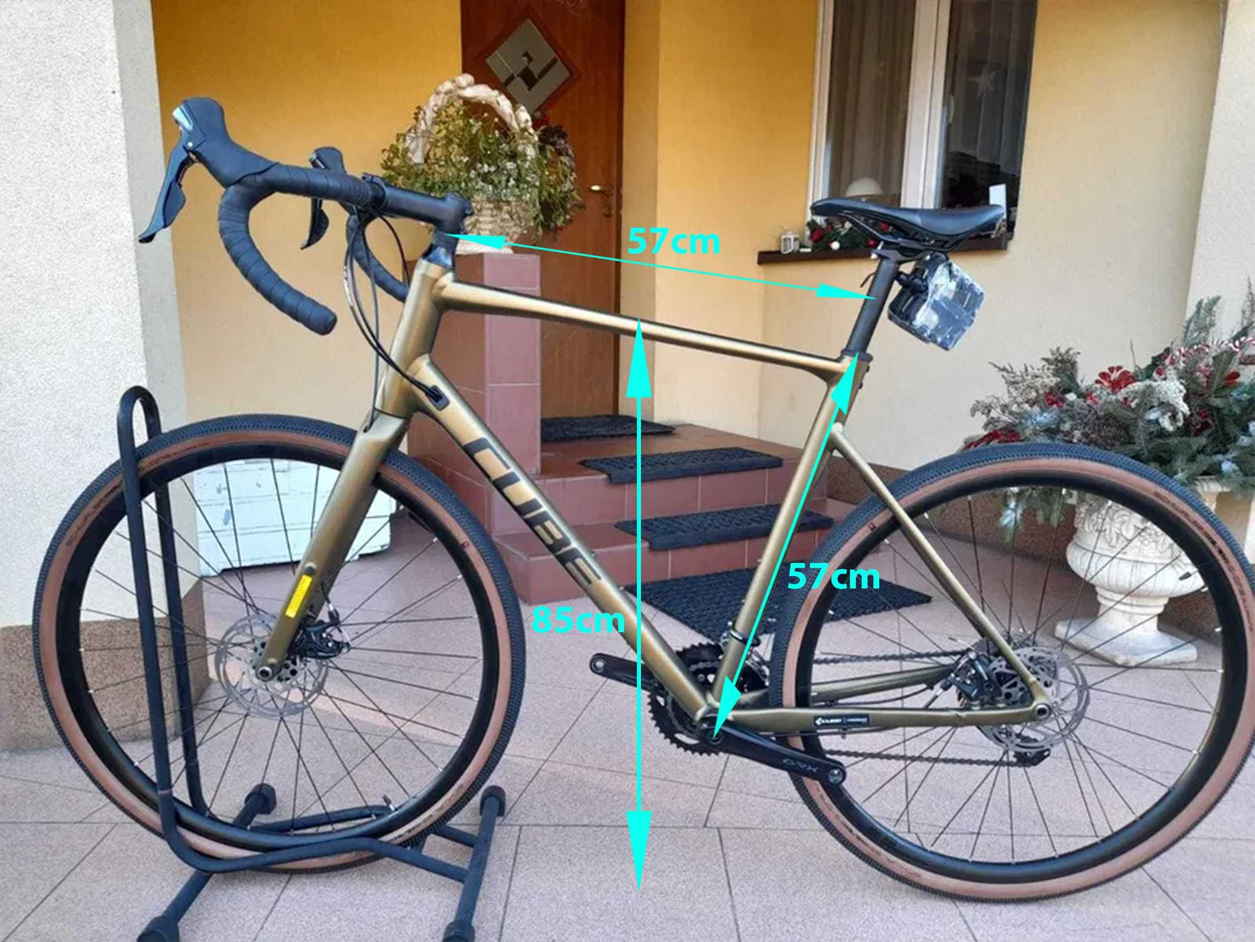 Rower Gravel CUBE Nuroad Pro GRX 2x10 r.XL/57cm TARCZE 2023