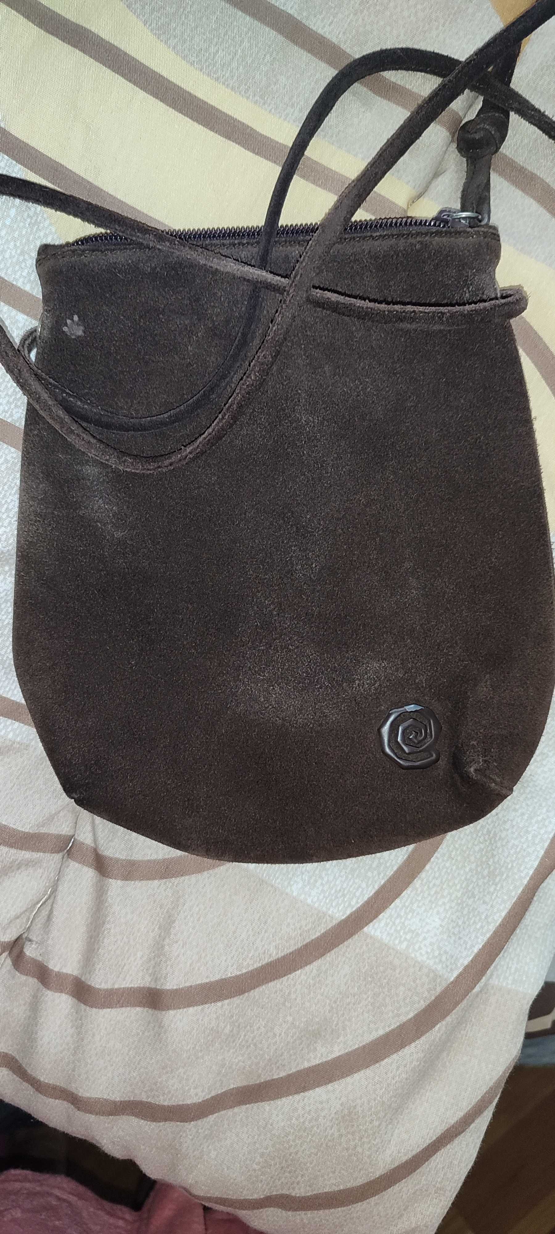 Bolsa tiracolo pele