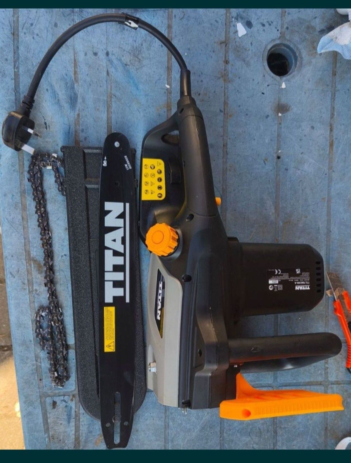Pil łańcuchowa elektryczna titan ręczna łańcuch oregon