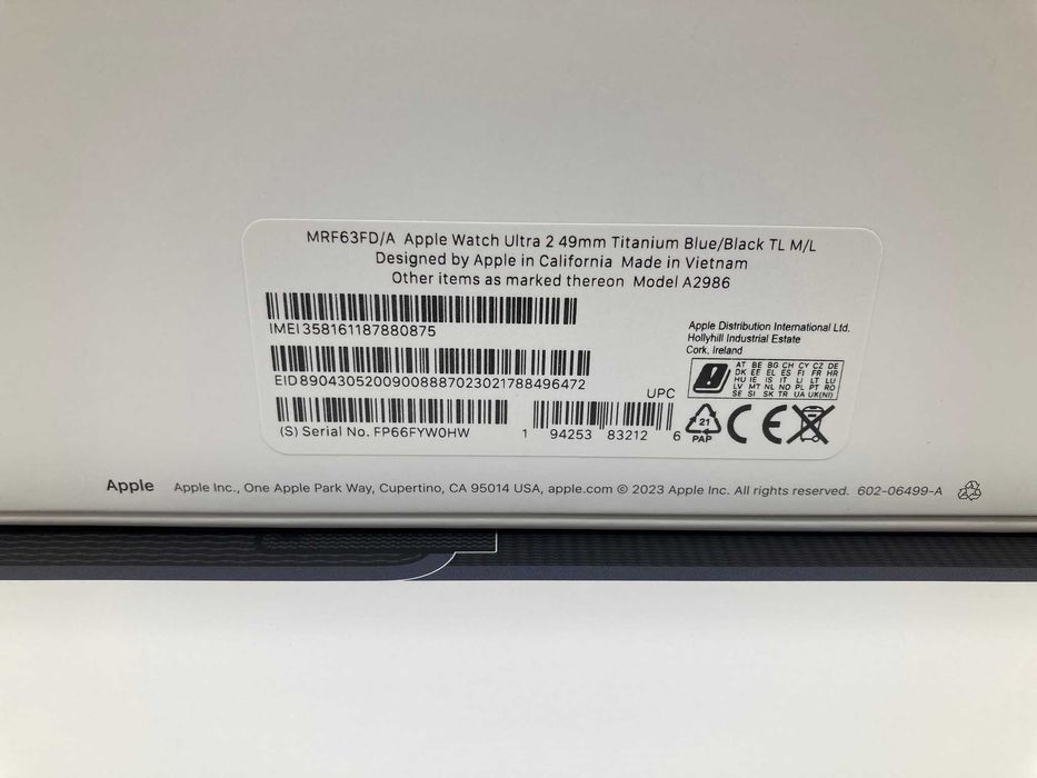 APPLE Watch ULTRA 2 49mm A2986 MRF63FD/A НОВІ 2023 рік