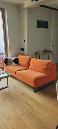 Sofa pomarańczowa 190 cm