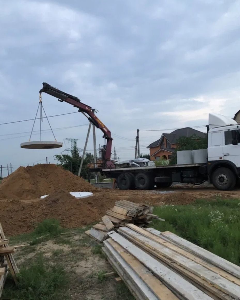 Копка, вигрібної ями, септика, каналізації, під ключ. 3-16 м3