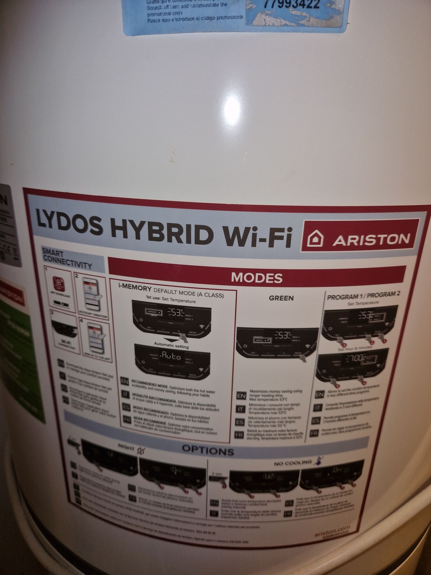 Bojler Ariston Lydos Hybrid WiFi