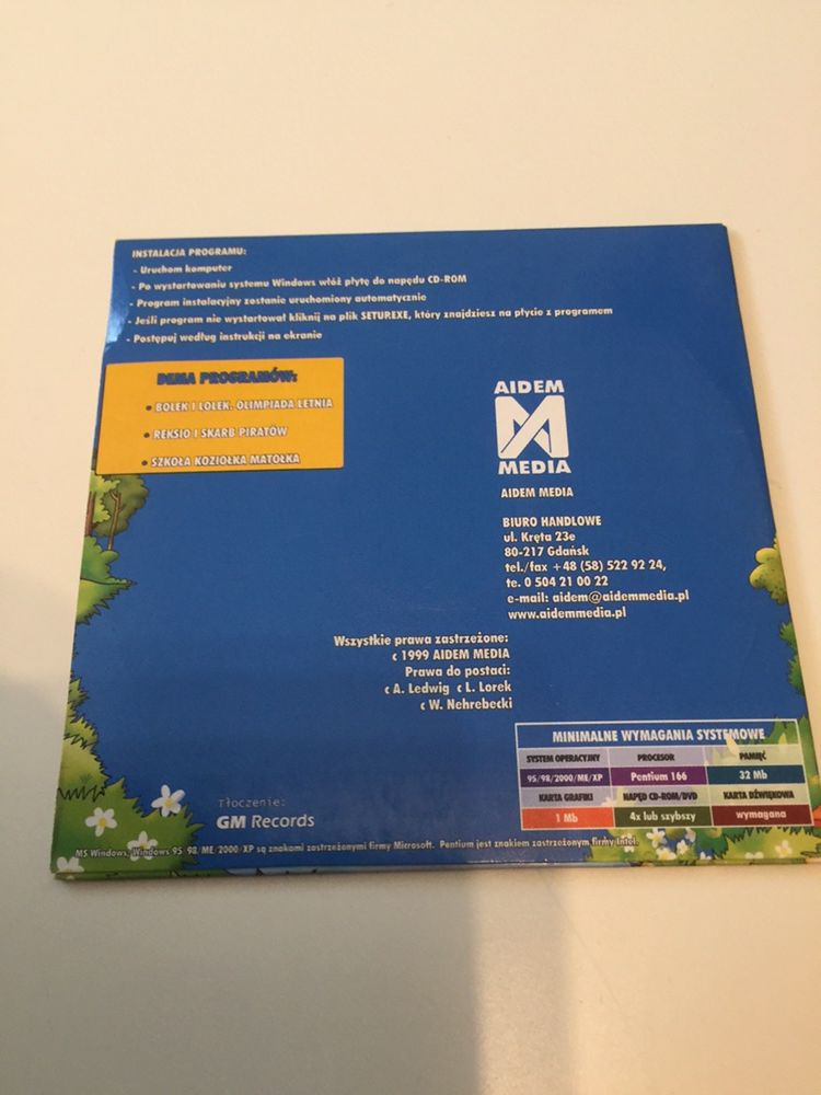 Bajka dvd dla dzieci Bolek i Lolek reksio myszka Miki