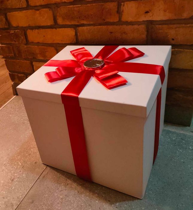 Pudełko wybuchowe konfetti wesele ślub