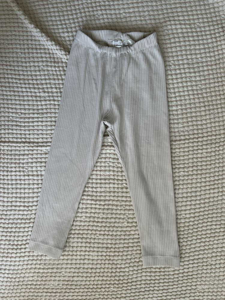 Zestaw hm h&m tshirt legginsy top oversize 104 jak Bobo Choses