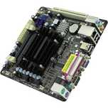 AsRock AD2550B-ITX + AMD Atom D2550.Два ядра четыре потока.