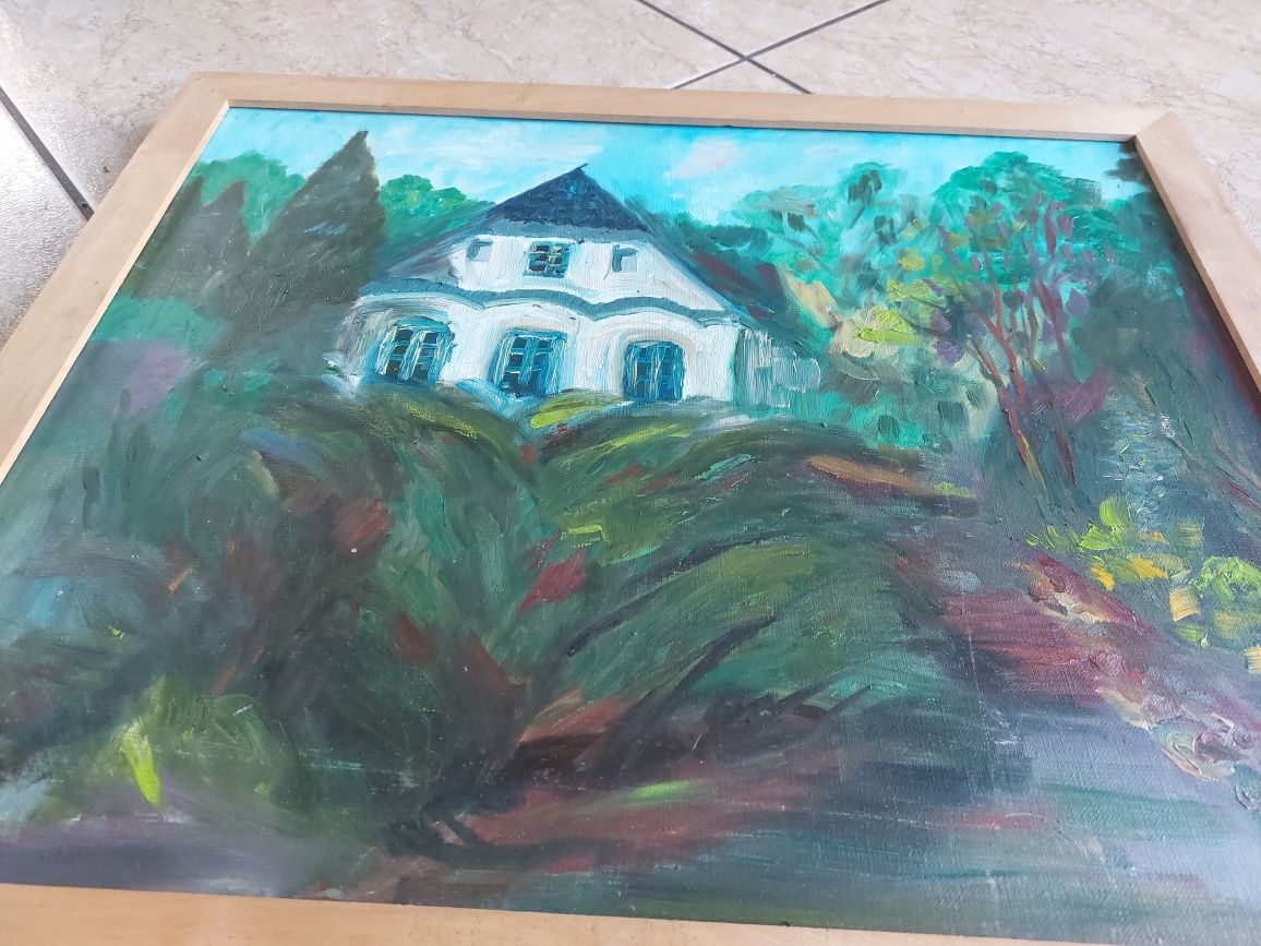 Obraz 60x50 chatka