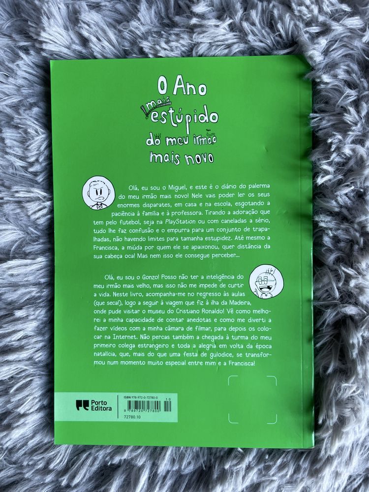Livro O ano mais estúpido do meu irmão mais novo