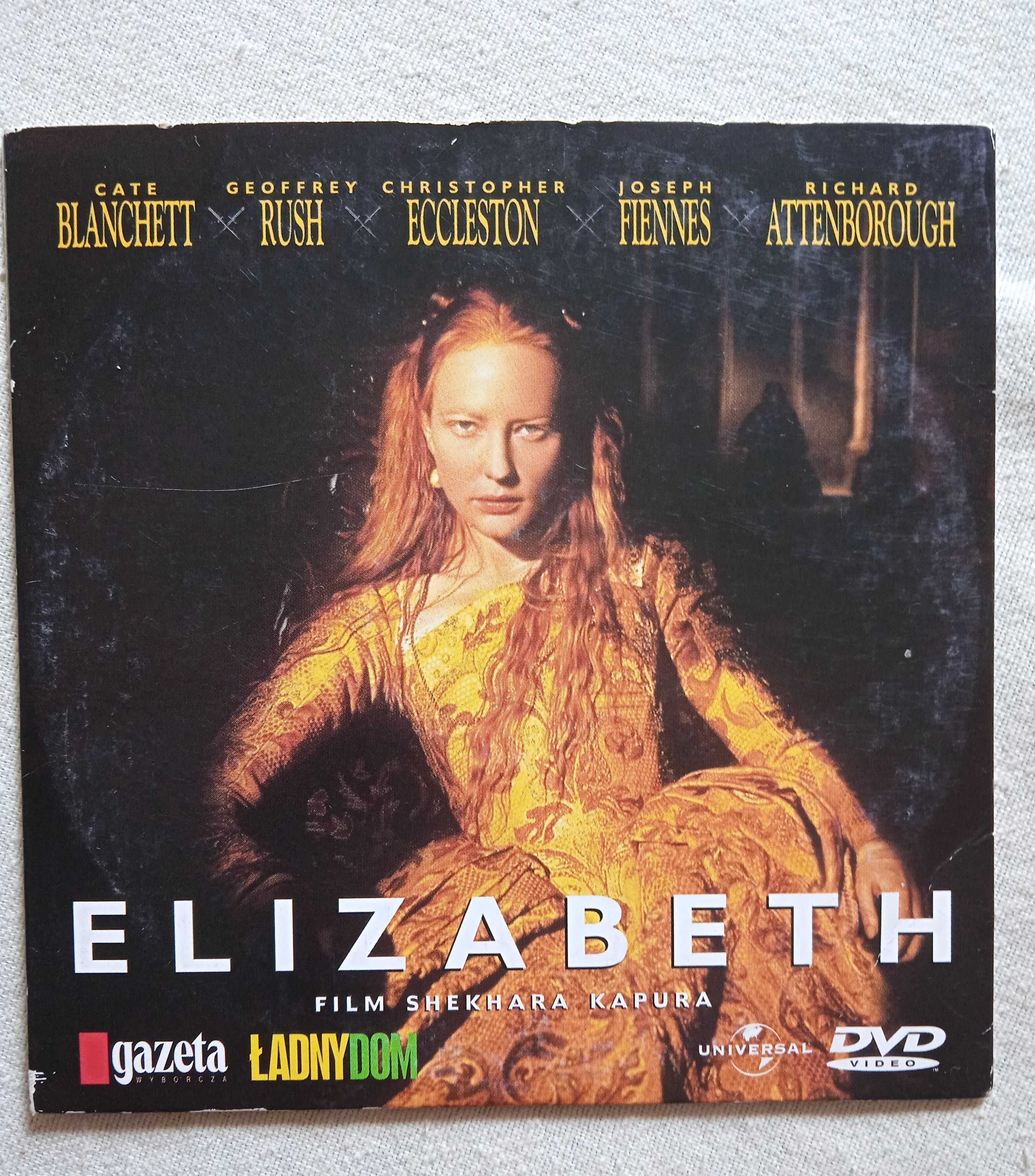 "Elizabeth" (1998) Film DVD z Cate Blanchett + inne tytuły