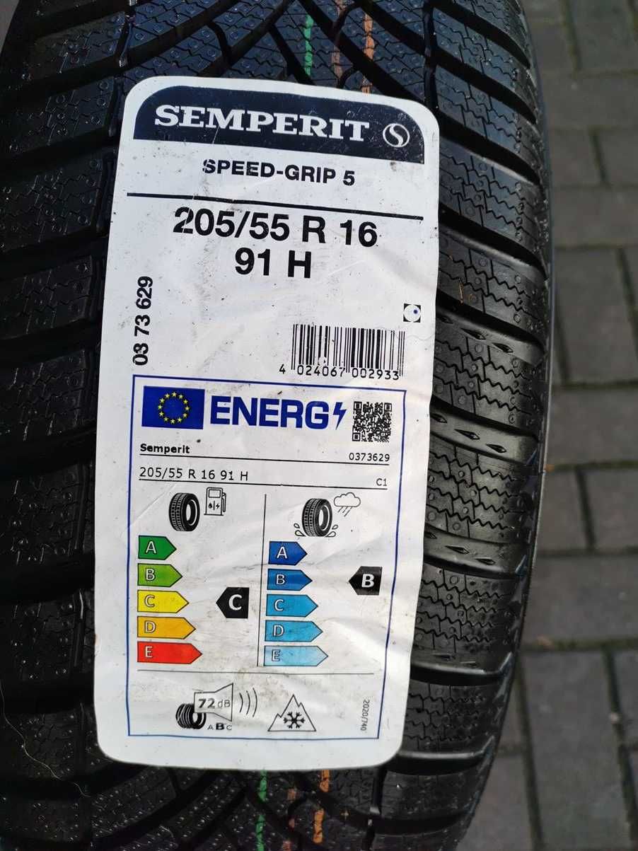 205/55 91H R16 SEMPERIT Speed-Grip5 8mm NOWE 2022r Zimowe Opony 4szt