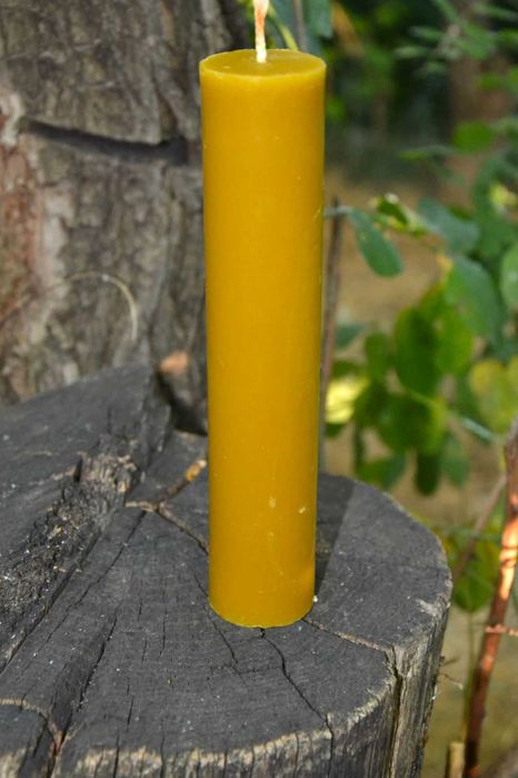 Свічки воскові натуральні Воскова свічка Натуральна свічка Свіча цилін