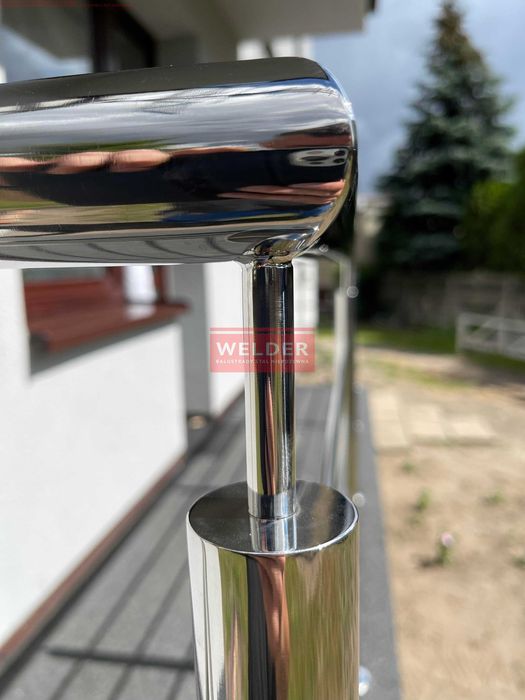 Balustrady harfa nierdzewne szklane nowoczesne loft poręcz