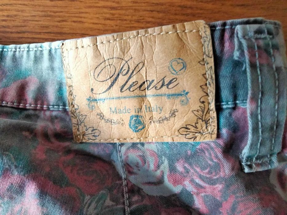 Piękne wzorzyste spodnie vintage